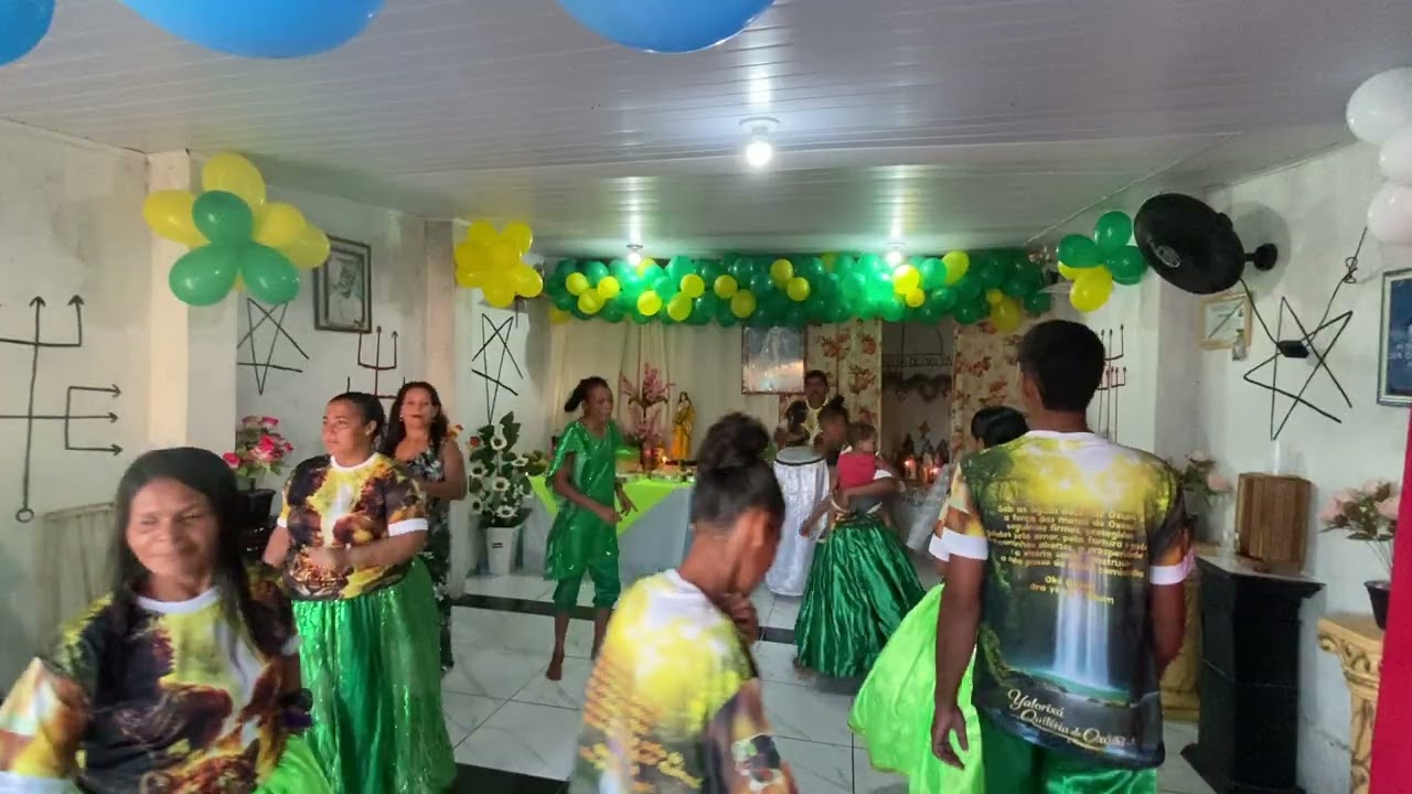 Part1 Festa de Oxossi e Oxum💚💛