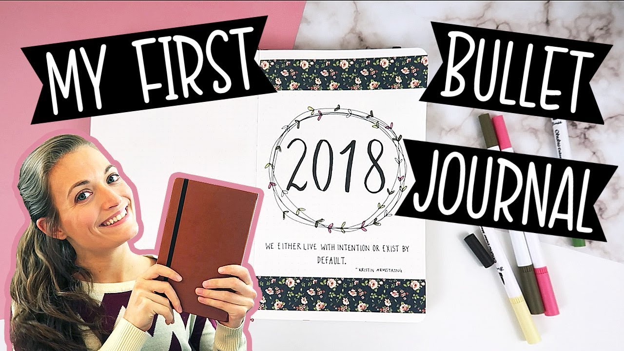 MY FIRST BULLET JOURNAL // FEBRUARY 2018 SETUP // FIRST IMPRESSION