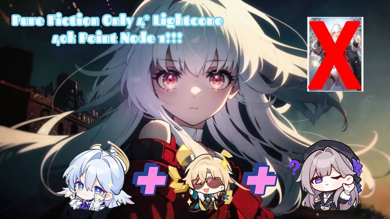 Pure Fiction 2.4 Node 1| Clara Herta Team comp 40k point with Only 4 Star LightCone