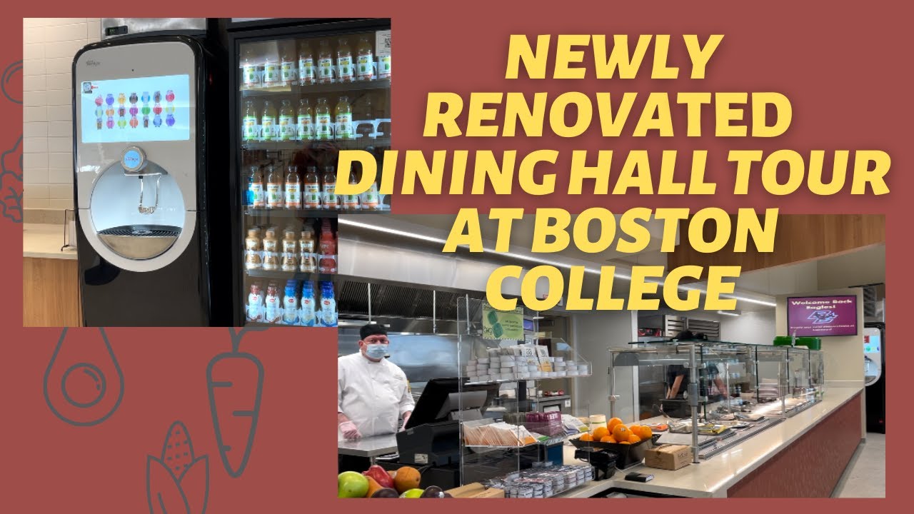 Boston College's Newly Renovated Dining Hall Tour | Carney's