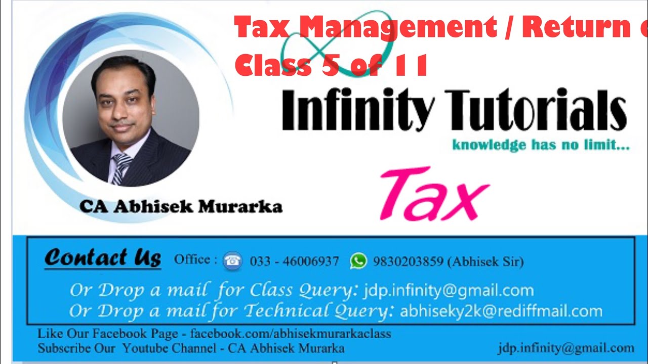 Class 5 of 11 || TDS - Tax Deducted At Source || B.COM || CA Abhisek Murarka  || Tax Managment