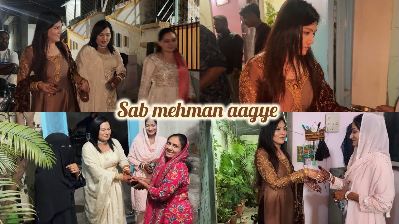 Jishan Ki engagement part 2’’￼sab maheman aagye’’meri nand or mere bhayi ne sabko achhe se khilaya 😂