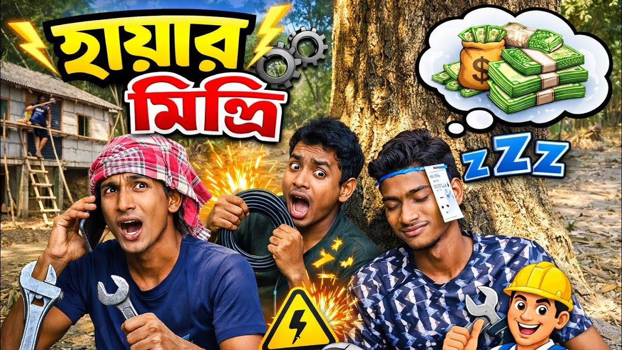 হায়ার মিস্ত্রি! hir  mistri  Daliy koutuk ghar Funny video 😁😁