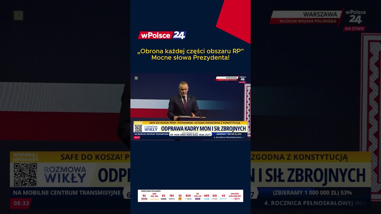 Mocne słowa prezydenta na odprawie MON i Sił Zbrojnych RP!