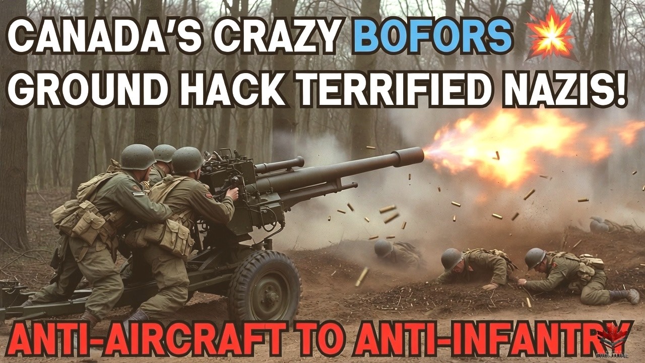 How Canadians Turned the Bofors 40mm into a DEADLY German Nightmare!