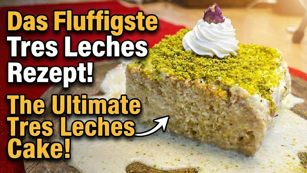 Сочный фисташковый Tres Leches торт 🍰🥛 | Очень кремовый