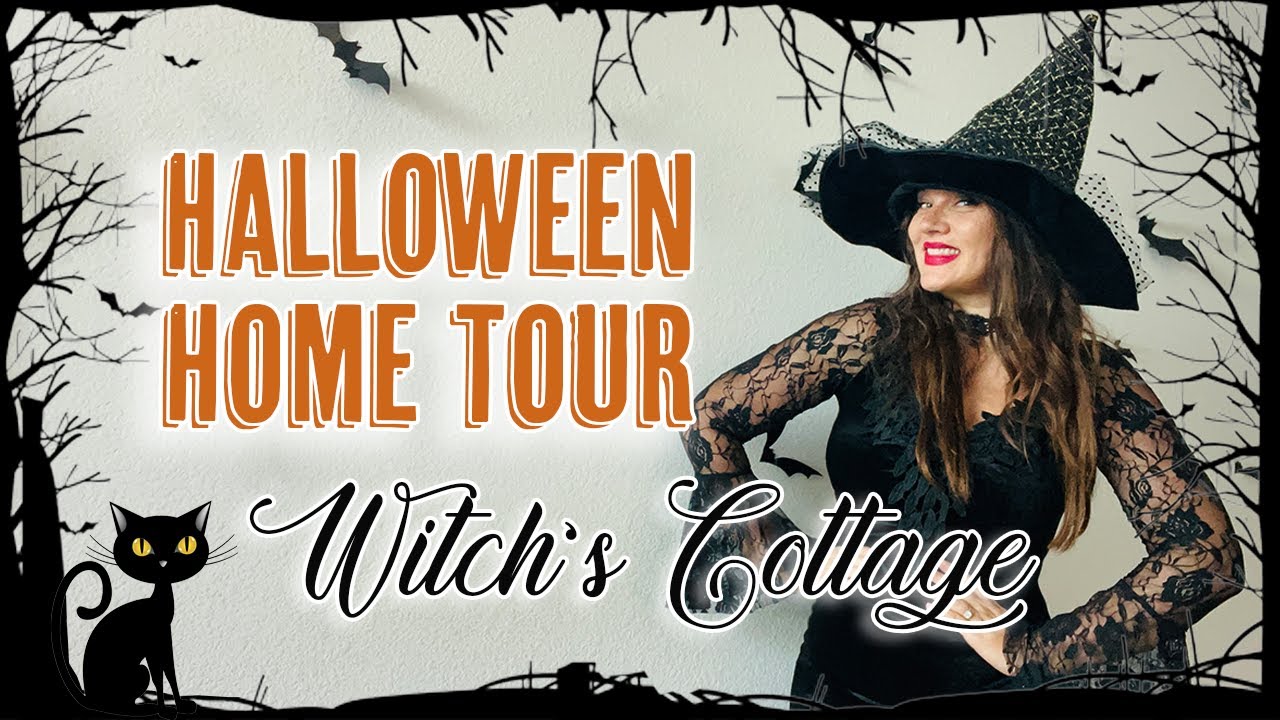 Halloween Home Tour / Witch's Cottage / Witchy Cottagecore Decor / Halloween Home Decorating Ideas