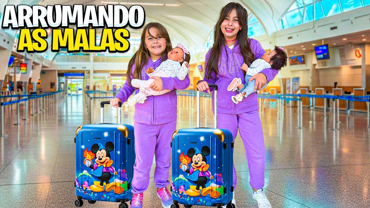 ARRUMANDO AS MALAS DAS NOSSAS BEBES REBORN PARA UMA VIAGEM DE VERDADE