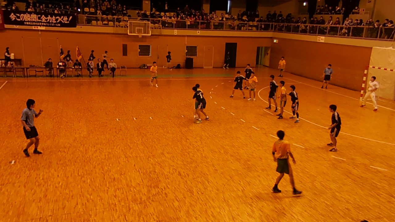 高校ハンドボール2016新人戦_男子_田辺VS城南菱創(前半)