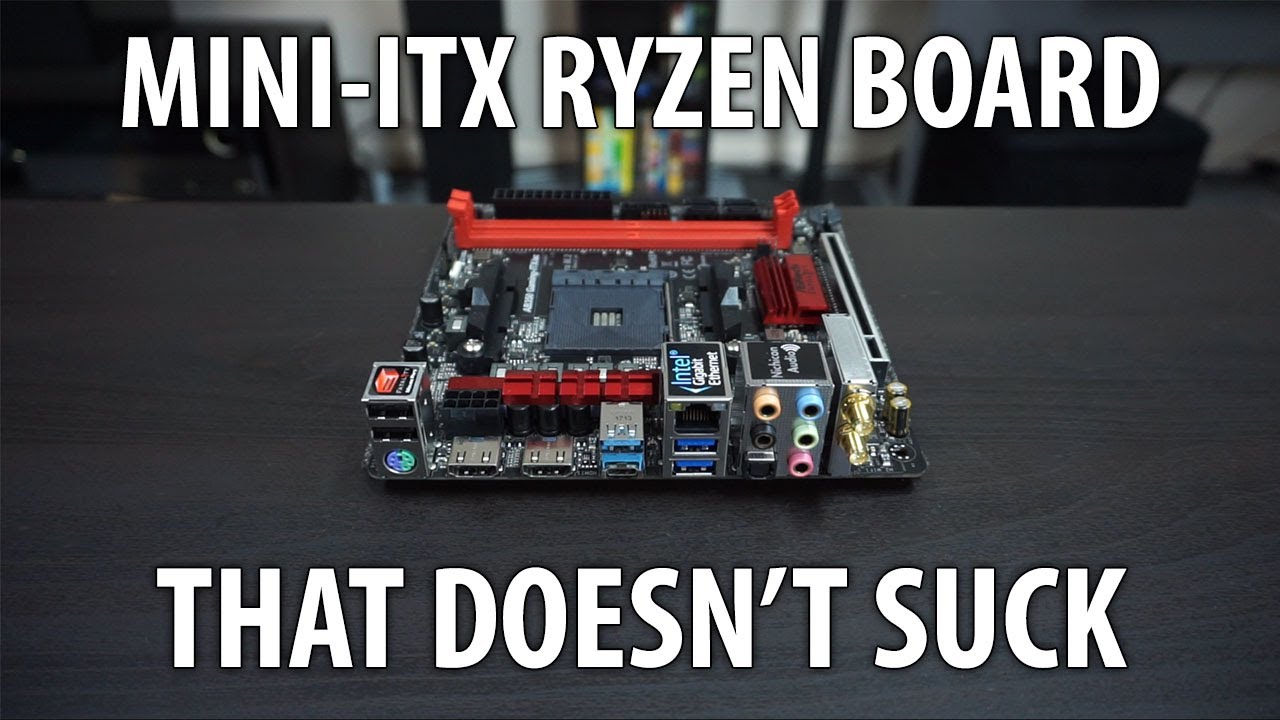 Asrock AB350 Gaming-ITX Ryzen Motherboard Review