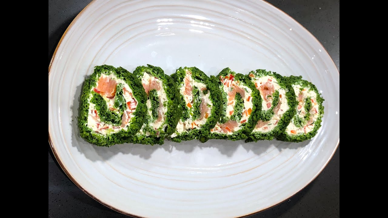 Spinach & Salmon Roll - Culinary Haven 👩🏼‍🍳