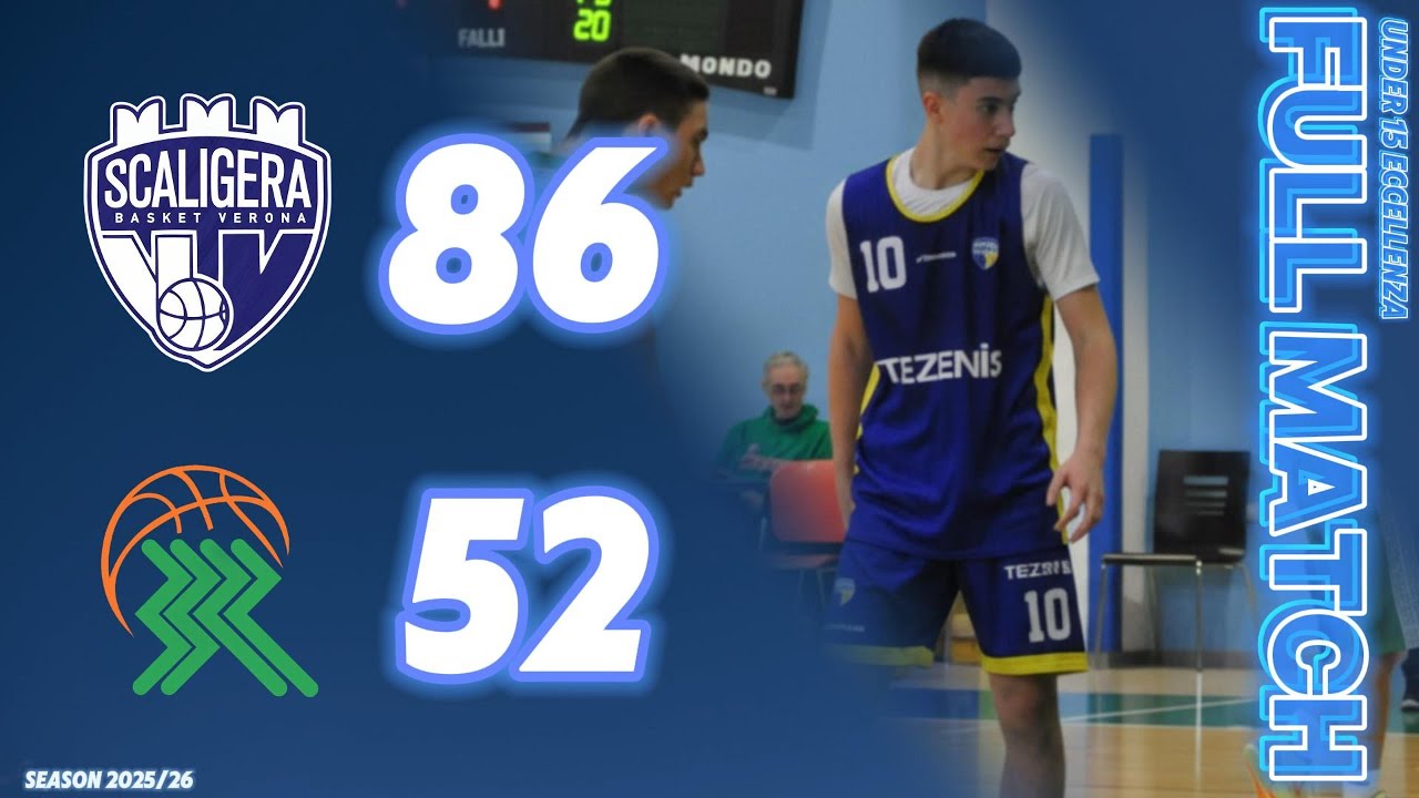 U15 Eccellenza | Tezenis Verona vs Basket Riviera | Match Day 6 | FULL MATCH | 02.11.2025