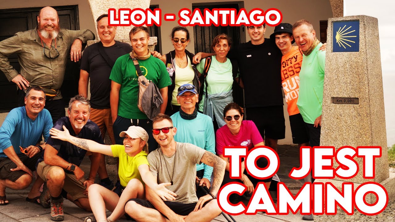 Camino 2023 idziemy z Leon do Santiago de Compostela szlak francuski droga Hiszpania z drona