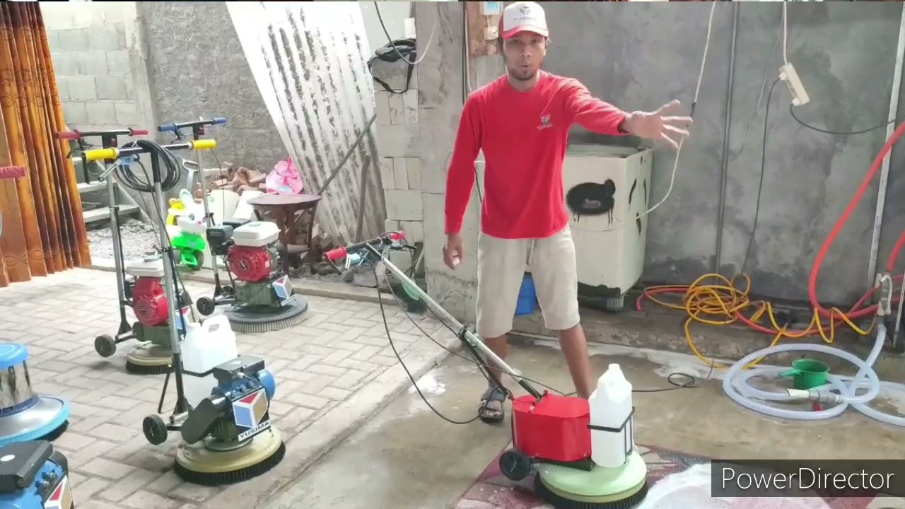 Berbagai macam Mesin Sikat untuk mempermudah pekerjaan. mulai cuci karpet, lantai dan polles