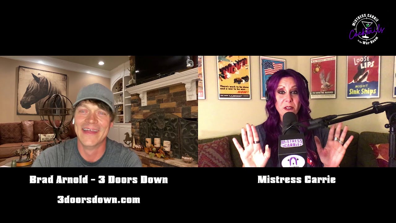 Cocktails In The War Room #104 11-10-2020 Featuring Brad Arnold from 3 Doors Down!