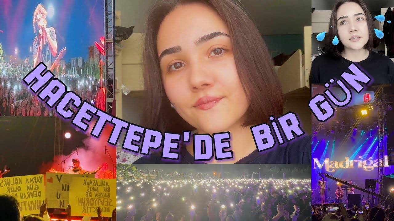 HACETTEPE MADRİGAL KONSERİ | VLOG bahar şenliği (seksendört, emre aydın) #vlog #festival