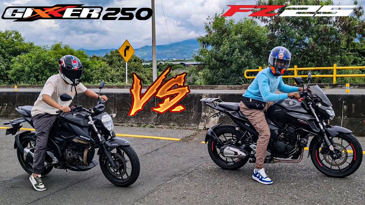 GIXXER 250 VS YAMAHA FZ 25 Drag Race Top End 😱🔥