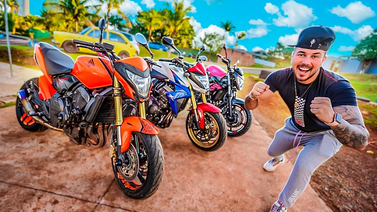 TODA MINHAS MOTOS FICARAM PRONTAS !! * cb1000 Hornet e xj6 *