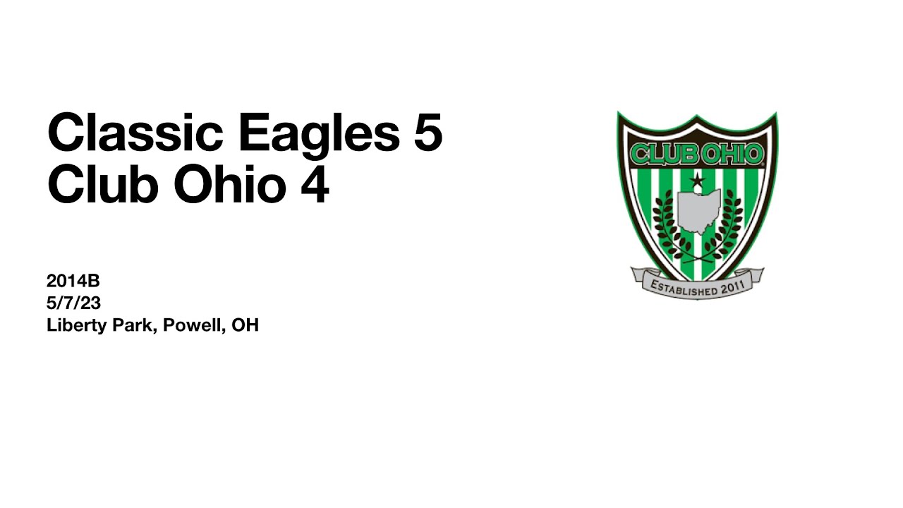Club Ohio Azzurri 1 vs Classic Eagles Grasshoppers