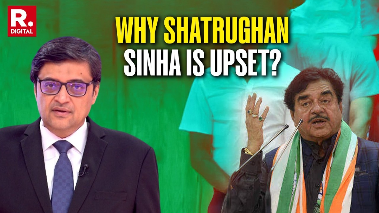 Shatrughan Sinha Exclusive With Arnab | 'TMC Crisis Is Internal!'