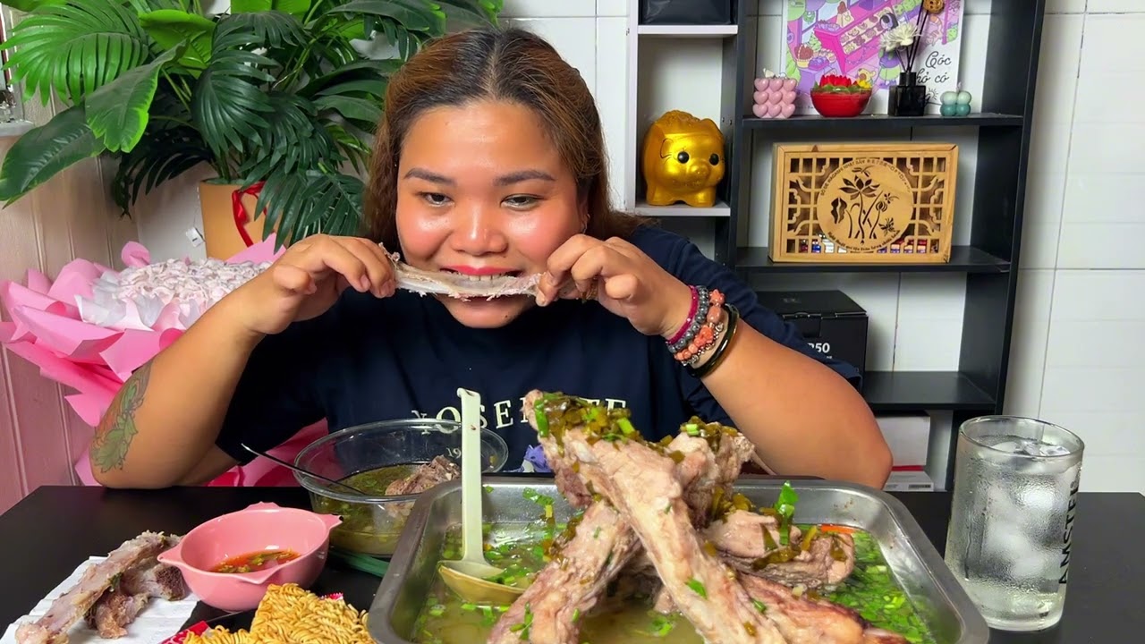 Tự Làm Tháp Sườn Cay Thái Lan Khổng Lồ Cực Hấp Dẫn Ăn Ngon Nhức Nách |Nhà Béo TV|