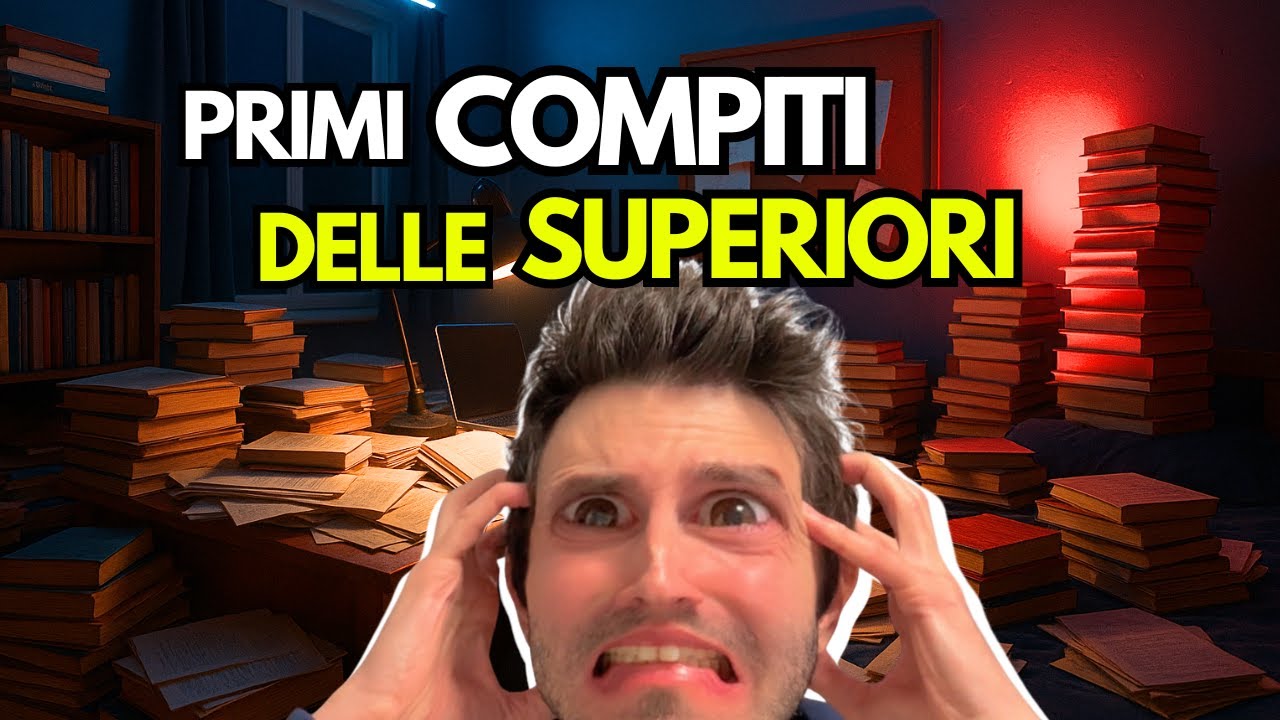 I Primi Compiti di TUTTE le Scuole Superiori | Liceo Linguistico - Liceo Artistico - Itis...