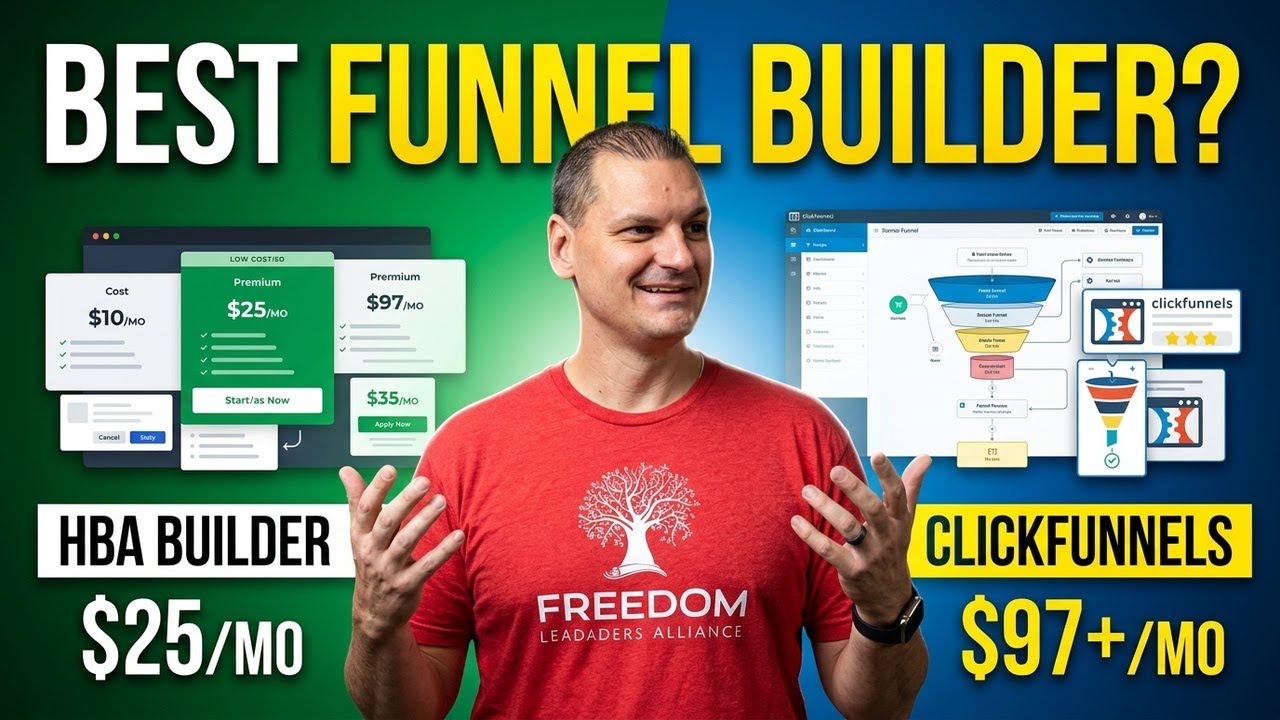 Best Click Funnels Alternative 2022 [Clickfunnels vs HBA Funnel Builder] | Mike Hobbs
