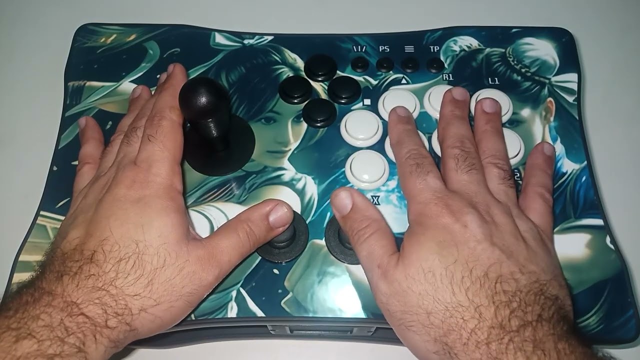 Controle Arcade com analógico sem fio nativo PS5 - Marcelo Gontijo - MG