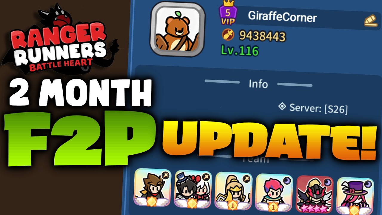 F2P BRUTALLY HONEST REVIEW! 🦒| BATTLEHEART: Ranger Runners