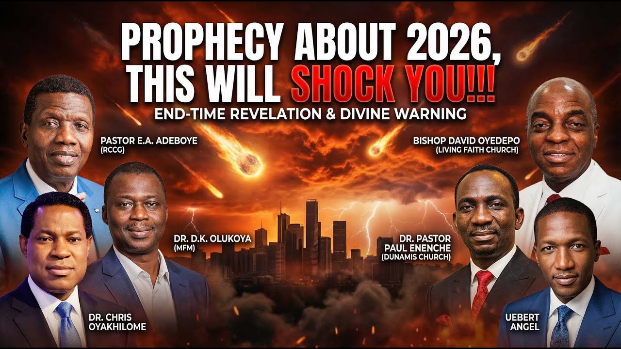 2026 Prophecy Pst EA ADEBOYE, DR PST PAUL ENENCHE BISHOP DAVID OYEDEPO APOSTLE AROME OSAYI DR CHRIS