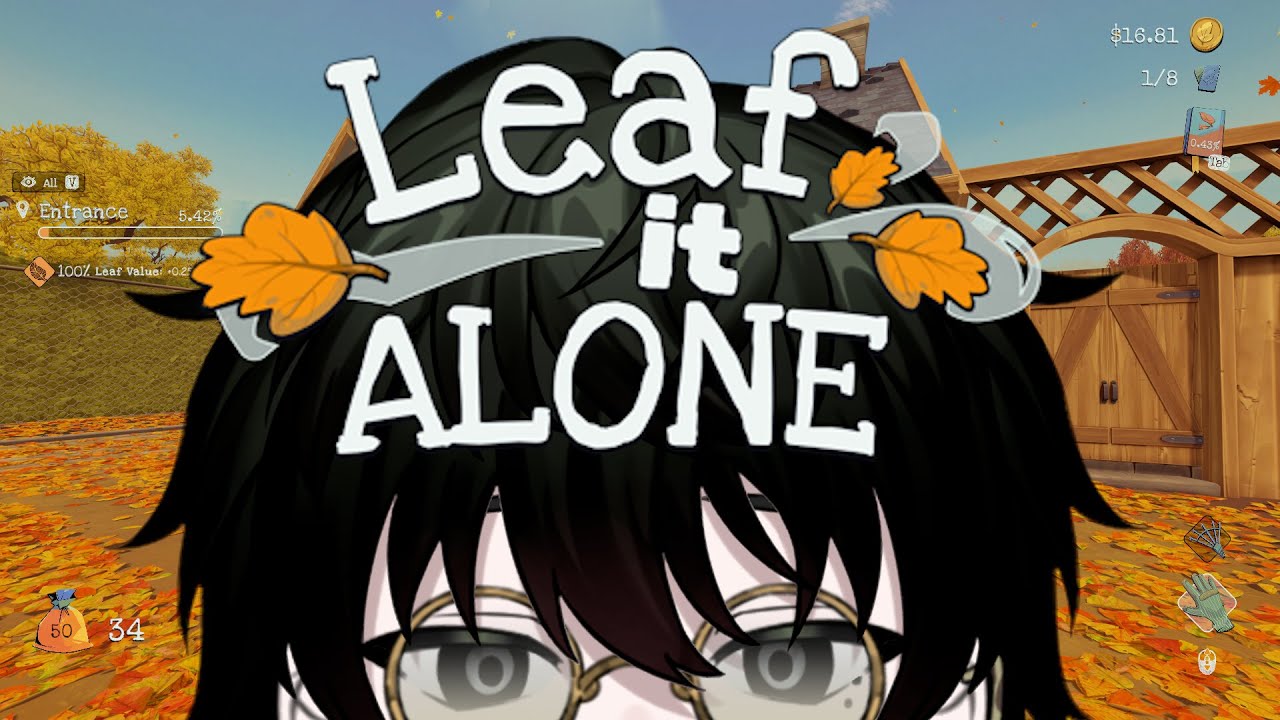 チルい配信者を目指して、落ち葉拾い【Leaf it Alone】【#新人vtuber /#shorts /ジソギソカソ】