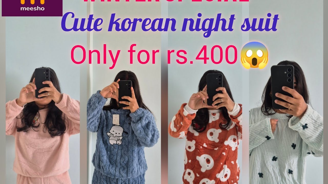 Huge Meesho winter co-ords set haul 💫😍l*NIGHTSUITS*from Meesho |HonestReview |