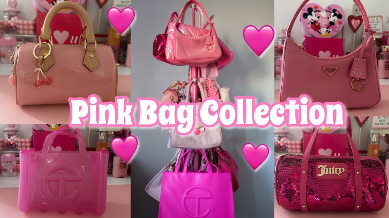 Коллекция розовых сумок | 🎀 Все мои милые розовые сумочки 🎀