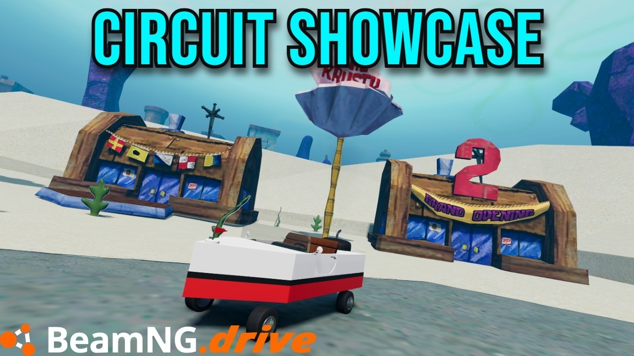 Circuit showcase: Spa, Bikini Bottom, Ruined Monaco, Sierra Summit Raceway - BeamNG.drive
