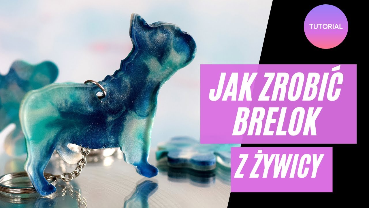 Jak zrobić Brelok z ŻYWICY z dodatkiem pigmentów sypkich? Tutorial Krok po Kroku