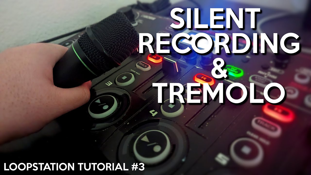 RC-505mkII Tutorial #3 | Silent Record & Tremolo