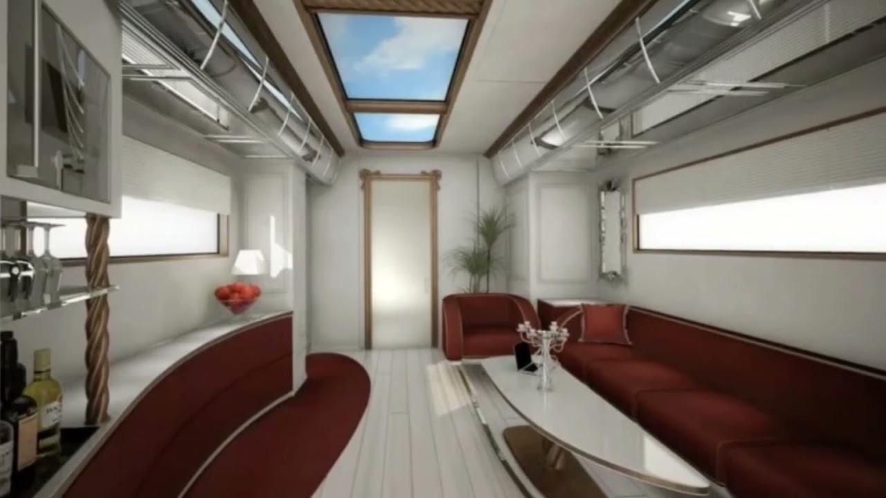 Marchi Mobile&rsquo;s Elemment Palazzo Superior Two-Story Luxury RV With a Pop-Up Roof Too Nightclub Deck