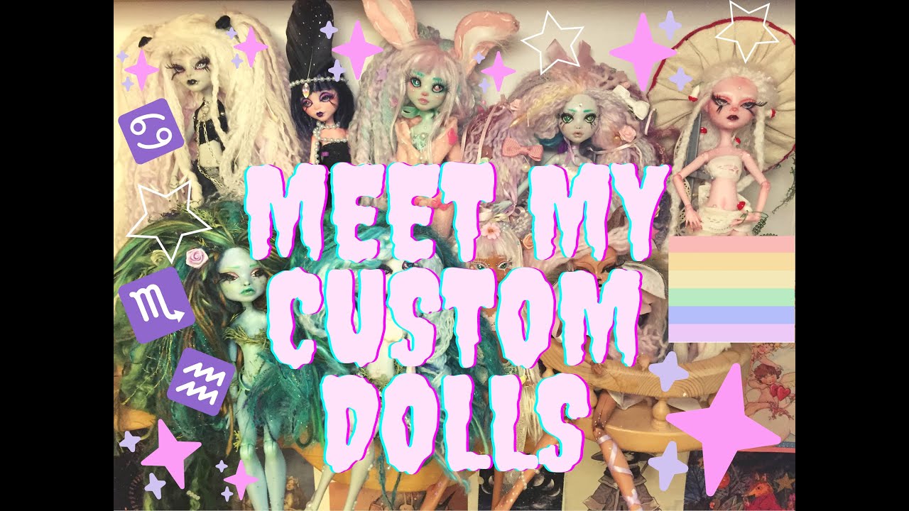Коллекция кукол Monster High Custom (OOAK) - Эпизод 1!