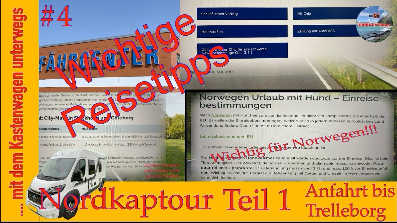 Nordkaptour Reisevorbereitung