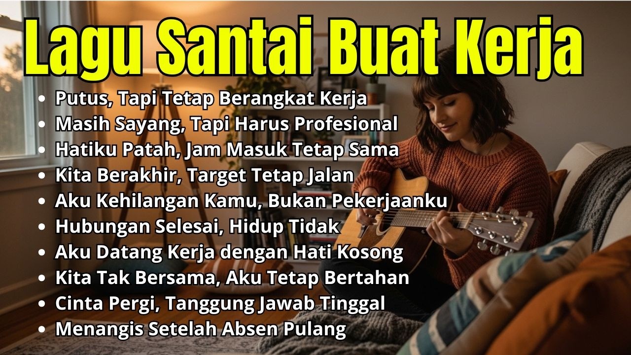 Slow Rock Terbaik Buat Kerja 2026 | Musik Tenang Biar Fokus & Produktivitas Stabil