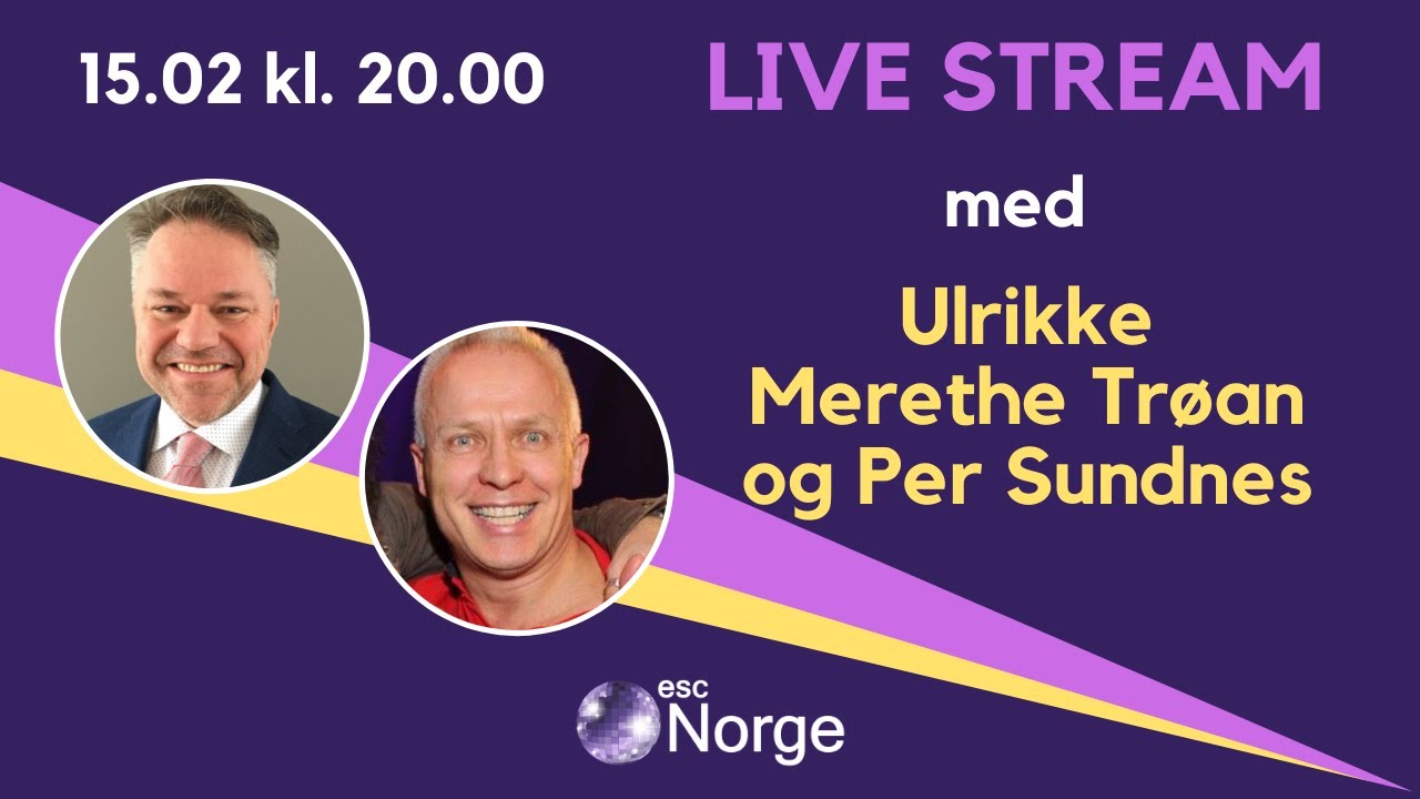 Finale-livestream med Ulrikke, Per Sundnes og Merethe Tr&oslash;and