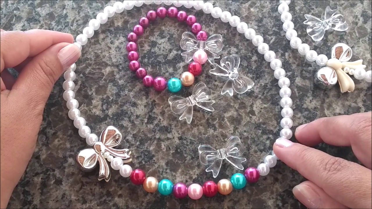 DIY: Colar de pérolas infantil | Adriana Valério