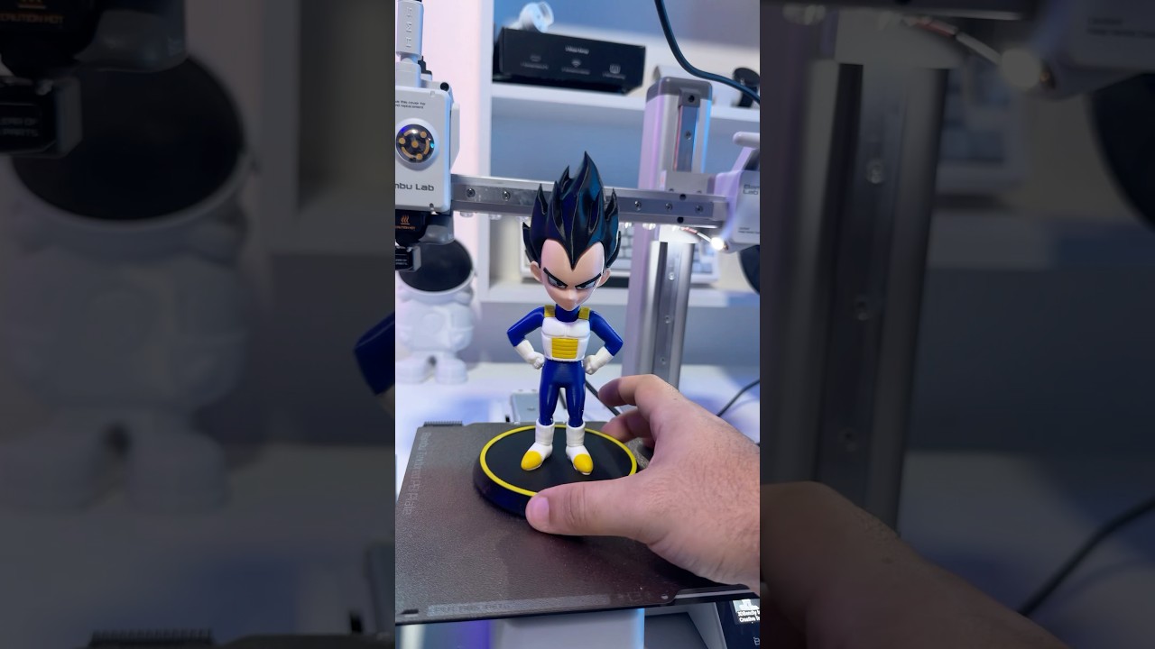 Action Figure em casa com a Bambu Lab A1 mini - Impressora 3D! #reels #viral