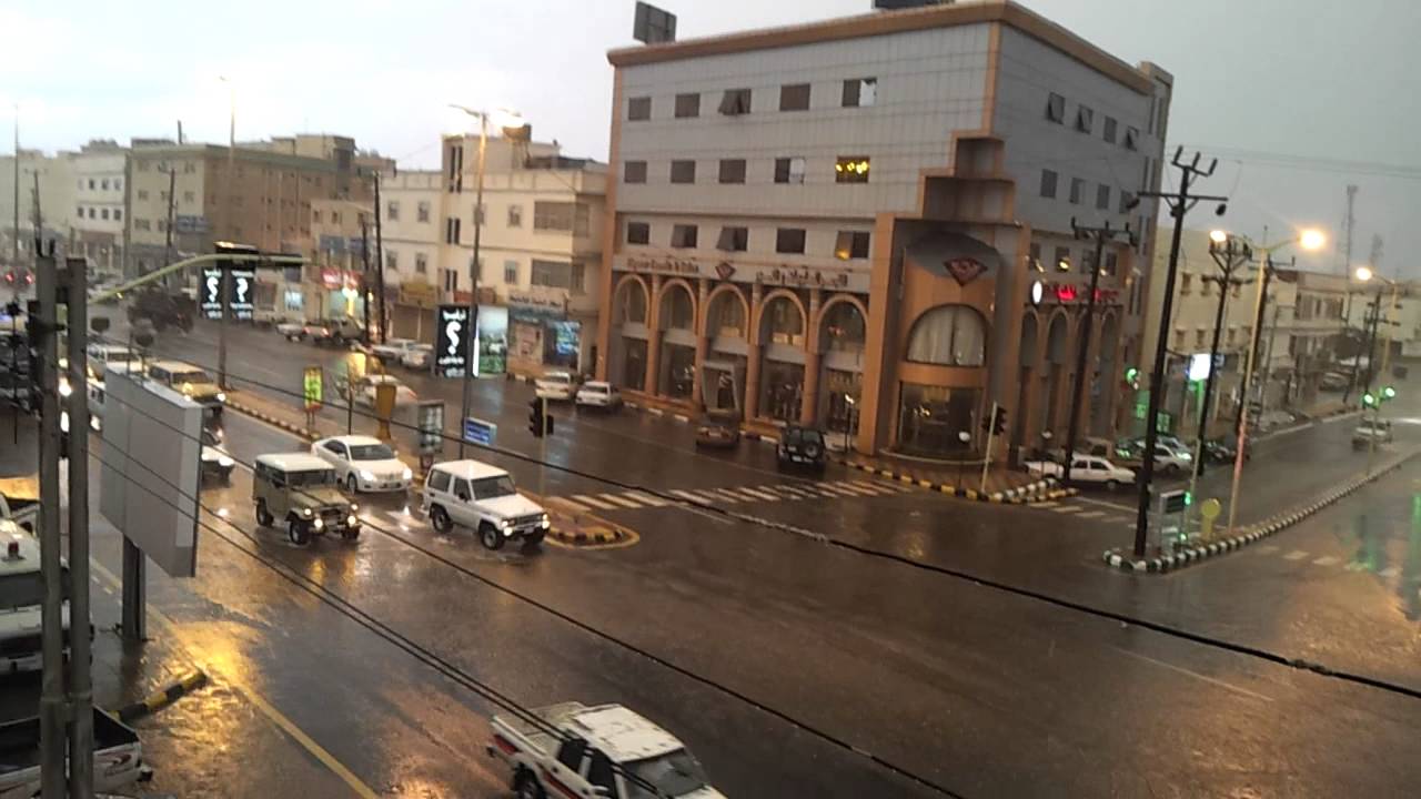 امطار النماص اليوم الاحد 8/6/1433
