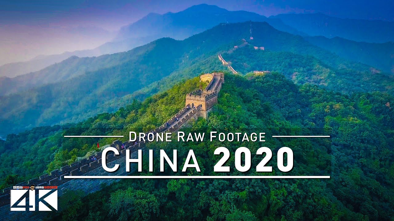 【4K】Drone RAW Footage | This is the GREAT WALL CHINA 2020 | Mutianyu Jinshanling UltraHD Stock Video