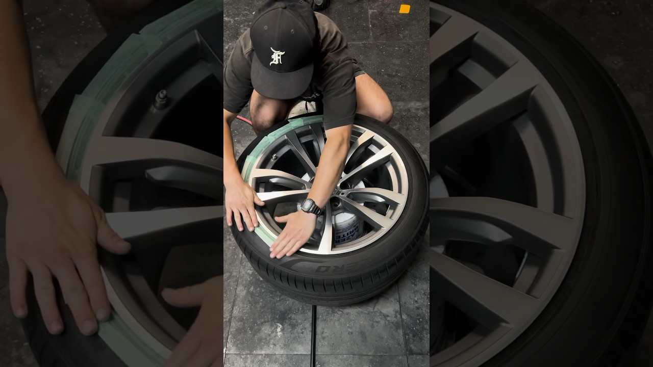 clear coating BMW wheels