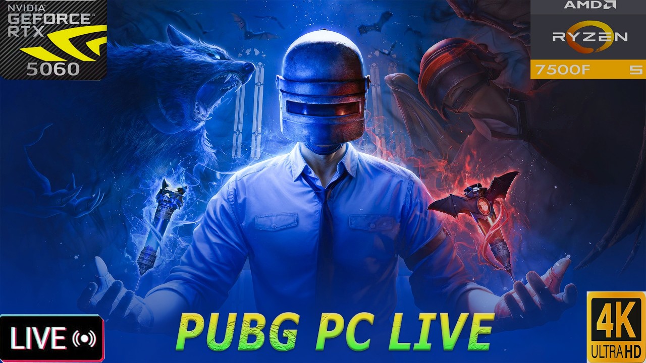 PUBG PC LIVE WITH RTX 5060