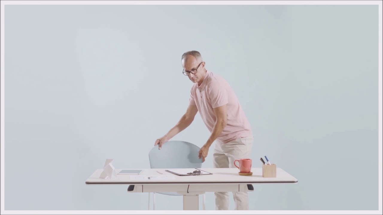 Talent - foldable and height-adjustable desk