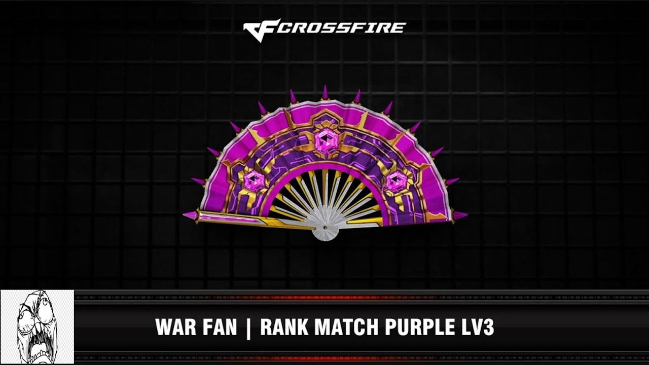 Crossfire jmf # 0755 # Leque-Ranked Roxo