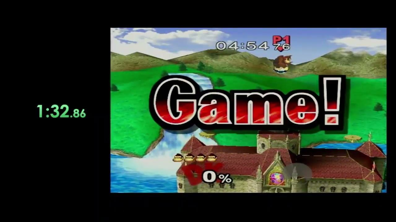 Super Smash Bros. Melee - Classic Mode - Very Easy - Donkey Kong - 47.78 IGT (2:42.233 RTA)
